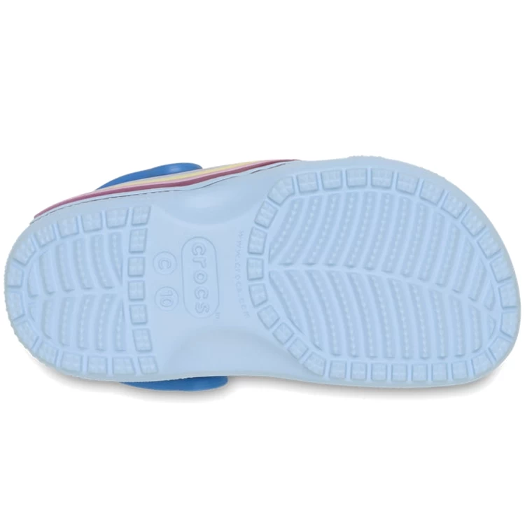 Slapi Crocs Classic Star Lights Clog T pt Femei / 24-25 / Albastru deschis photo 4